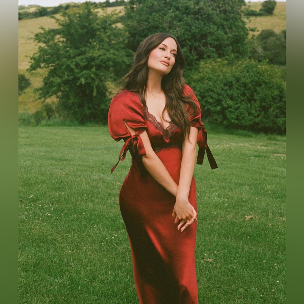 Reformation x Kacey Musgraves Stella Silk Dress